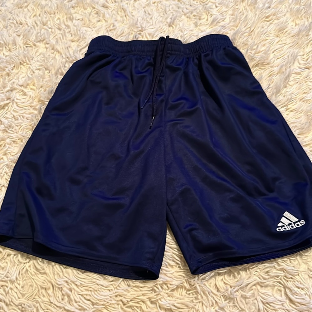 Adidas Boys Athletic Shorts, size L.